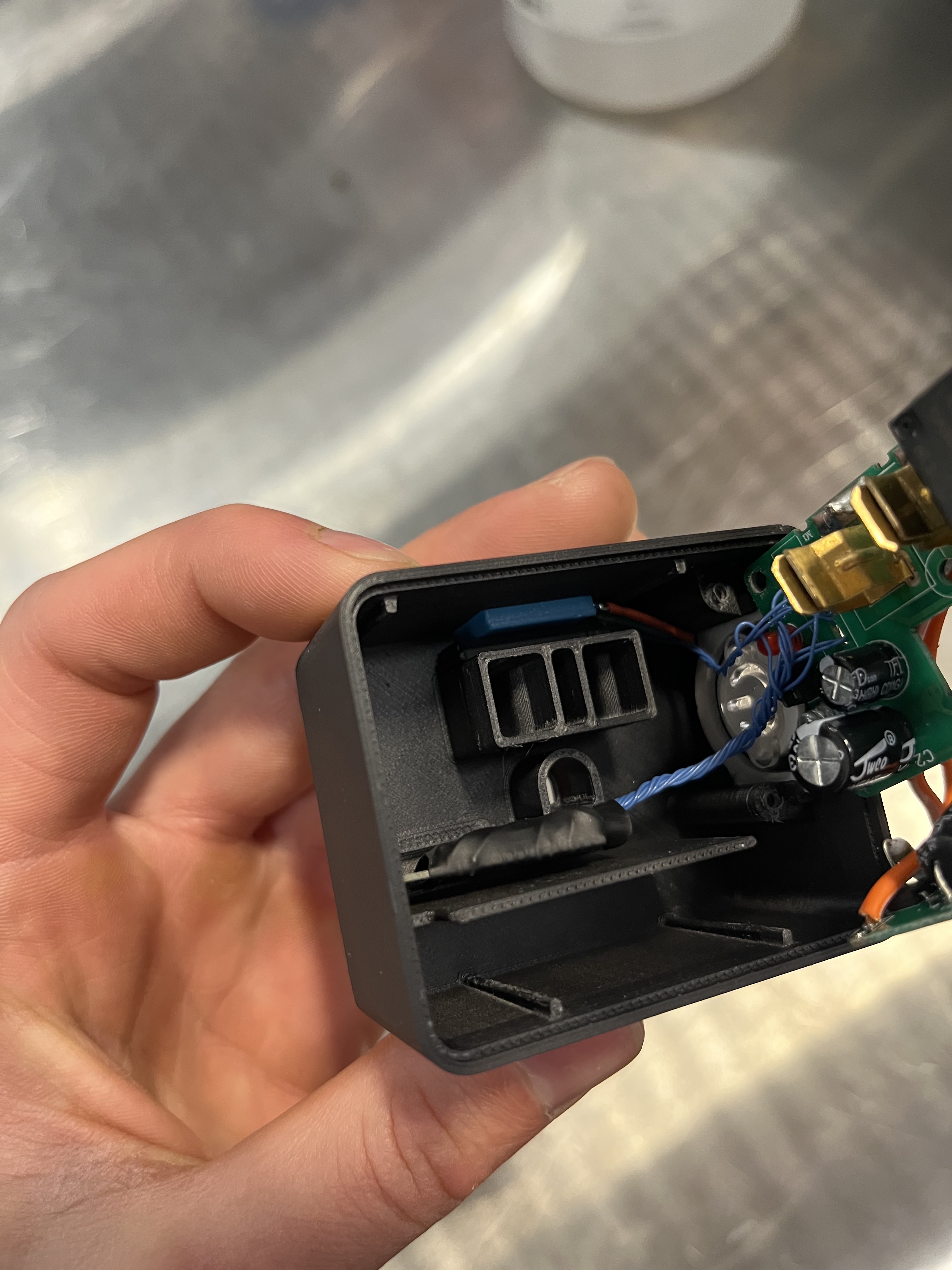 The ESP32 module hidden inside